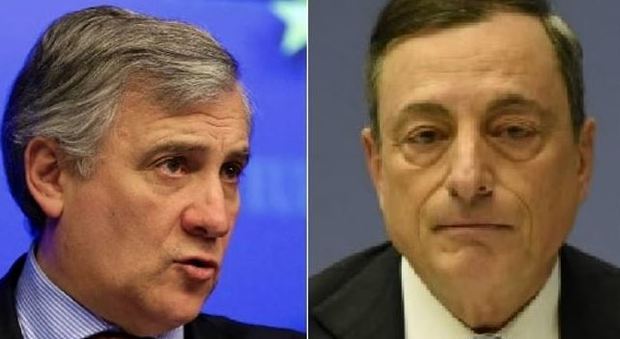 Bce, Tajani a Draghi: «Preoccupato per ulteriori obblighi alle banche»