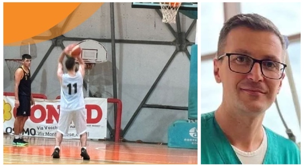 Basket Academy Senzatesta Osimo e il cardiologo Marini