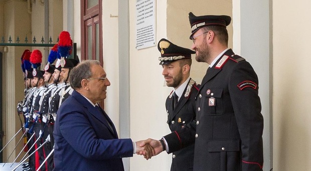 Il Prefetto Michele Di Bari in visita ai carabinieri