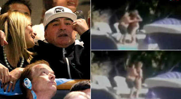 Il ballo con la fidanzata è "osceno" Maradona cacciato dall'albergo