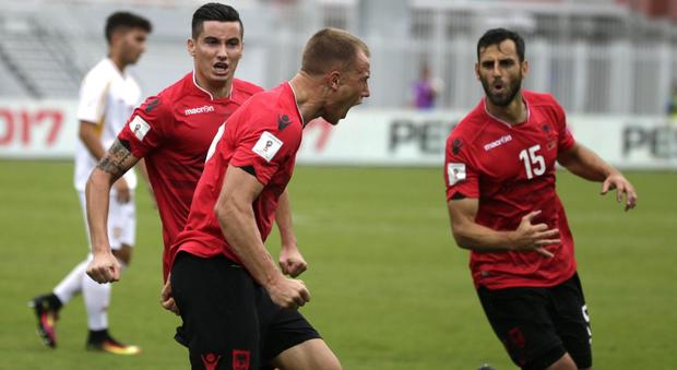 Mondiali 2018, l'Albania batte l a Macedonia 2-1, decide Balaj