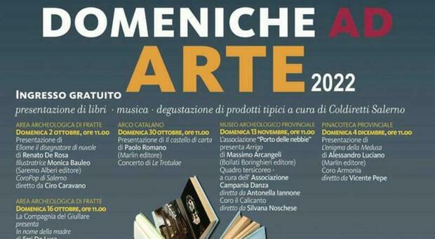«Domeniche ad arte» a Salerno, la prima edizione da domenica