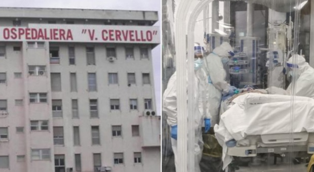 Palermo, paziente positivo si lancia dal terzo piano e muore