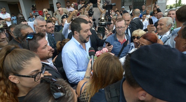 Matteo Salvini all'Hotel House