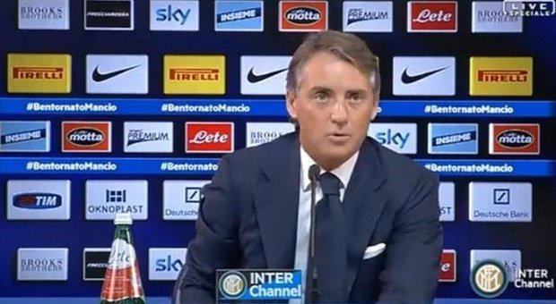 Mancini: «Questo derby sarà gara aperta, non sono abituato a lottare per il terzo posto»