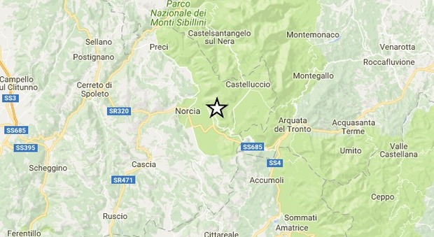 Terremoto, nuova scossa 3.3 nel Centro Italia avvertita in diverse aree
