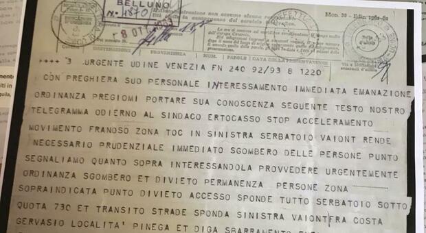 Vajont, le carte processuali restano a Belluno. Il presidente Mattarella: «Doveroso per rendere onore alle vittime»