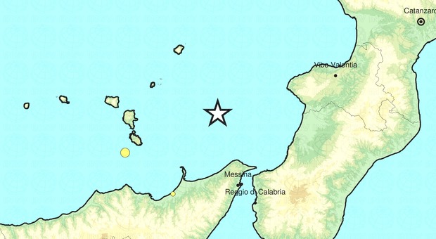 Terremoto nei pressi delle Eolie: magnitudo 4.0, ipocentro in profondità