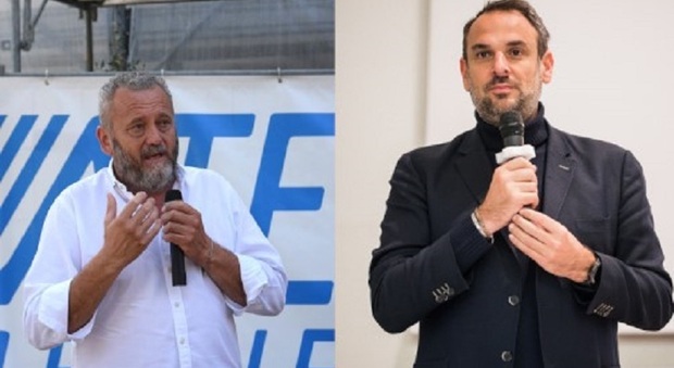 Il presidente Ater Mauro Dal Zilio e il sindaco Mario Conte