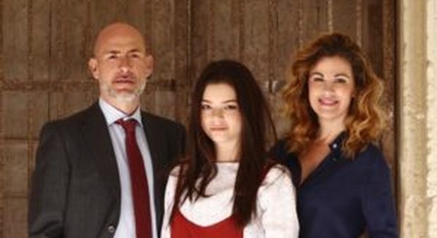 Gianmarco Tognazzi, Vanessa Incontrata e una giovane protagonista del nuovo film di Moccia