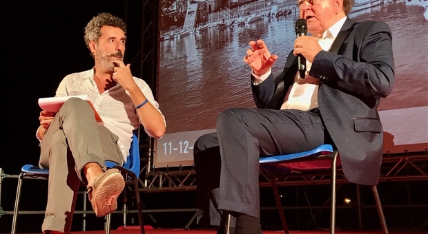 L'attore Massimo Boldi intervistato da Fabrizio Sabatucci