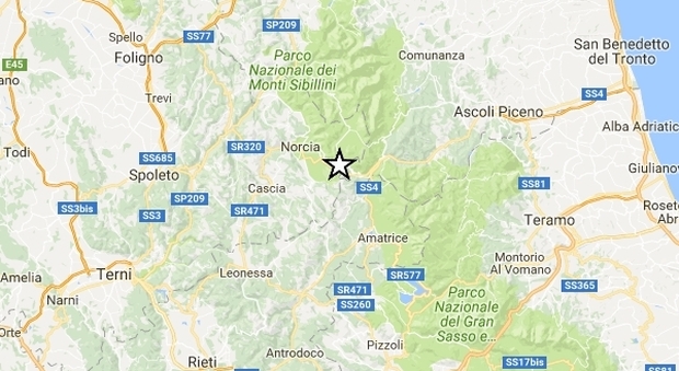 Terremoto, scosse nella notte e stamani tra Accumoli, Amatrice, Arquata del Tronto e Norcia: la più forte di magnitudo 2.9