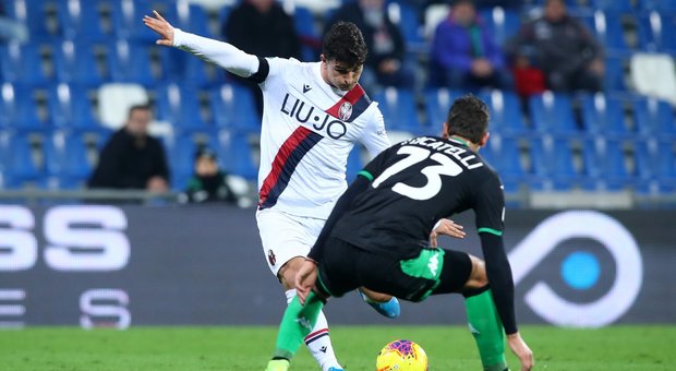 Il Sassuolo vince il derby emiliano: 3-1 Continua la crisi del Bologna fuori casa