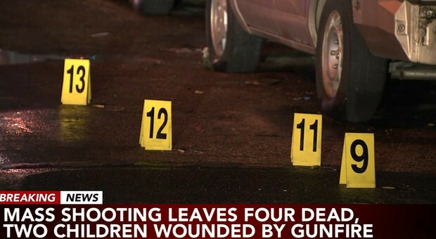 Sparatoria a Philadelphia, uomo armato di fucile automatico uccide 4 persone e ferisce due bambini