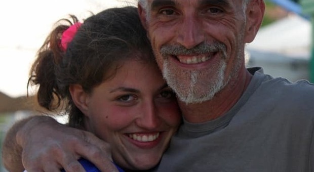 Lisa Collazuol col papà Enrico in una bellissima immagine