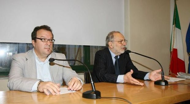Da sinistra Vincenzo Bianchi con Luciano Marinelli