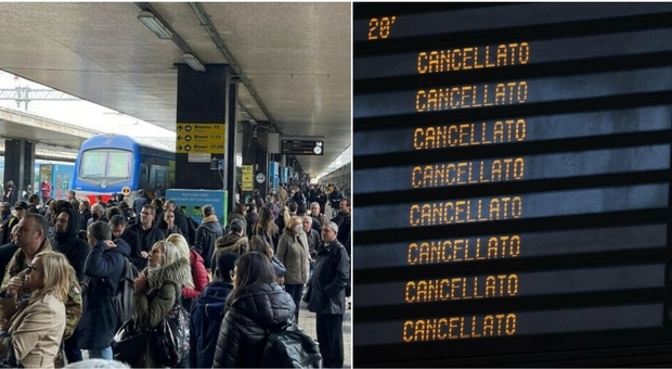 Sciopero treni, cancellazioni e ritardi fino a 70 minuti: caos a Termini. Ecco orari e fasce di garanzia