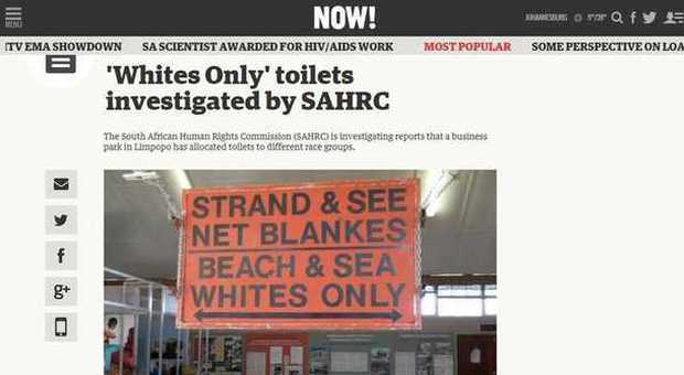 Sudafrica, bagni separati per bianchi e neri nell'azienda: scatta l'inchiesta