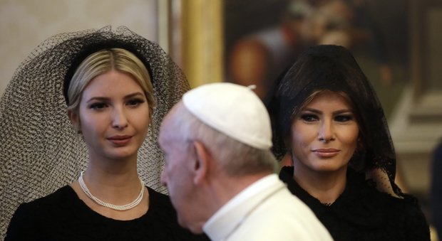 Melania e Ivanka Trump a Roma, il look è total black