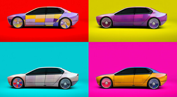 La i Vision Dee (acronimo di Digital Emotional Experience) di BMW in 4 colori Innovativa ed intuitiva incarna la visione del brand sulla mobilità digitale del futuro