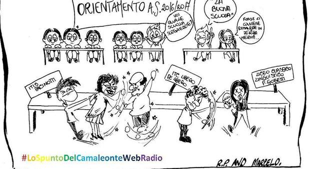 La vignetta di Roberta Pannozzo sulla riforma scolastica