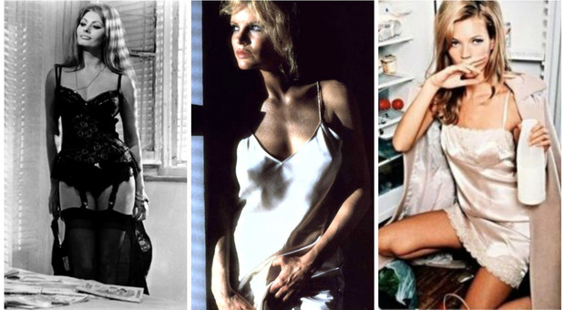 Settanta anni in sottoveste, da Sofia Loren a Kim Basinger le regine di sensualità