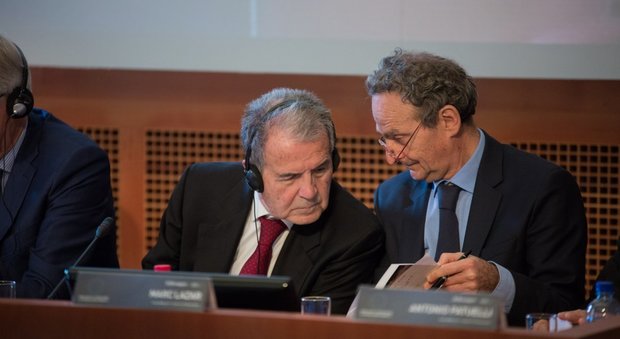 Romano Prodi e Marc Lazar