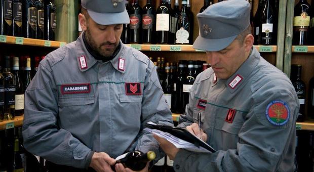 I controlli durante l'operazione dei carabinieri forestali