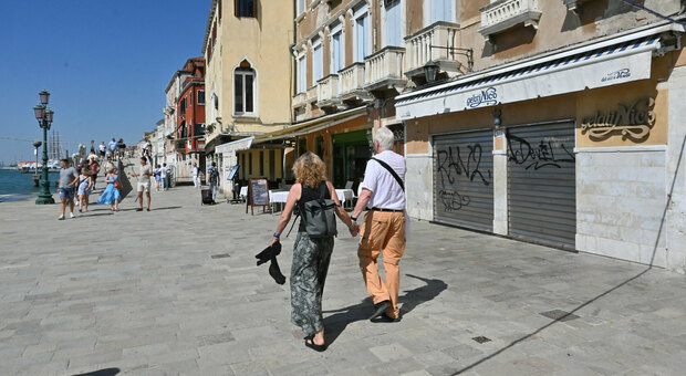 La gelateria Nico, alle Zattere, una delle più conosciute a Venezia