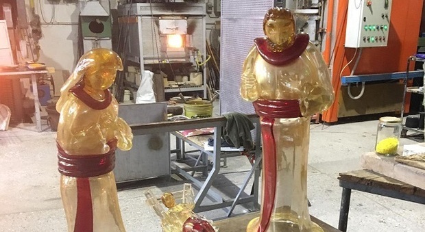 La Natività in vetro di Murano sarà allestita in piazza dei Signori a Vicenza