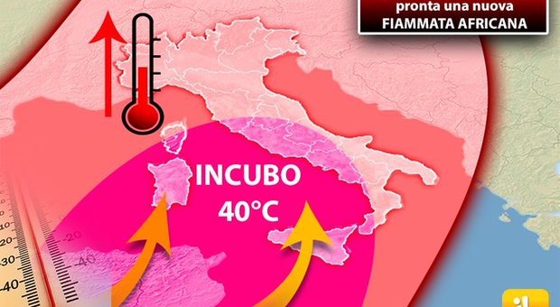 immagine Previsioni meteo, Italia spaccata in due: forti temporali al nord, caldo torrido al centro-sud