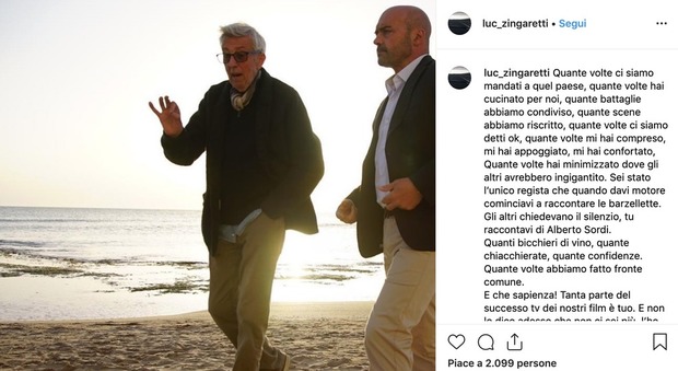 Alberto Sironi, il dolore di Luca Zingaretti ricordando Camilleri: «In poco tempo è la seconda volta che piango»