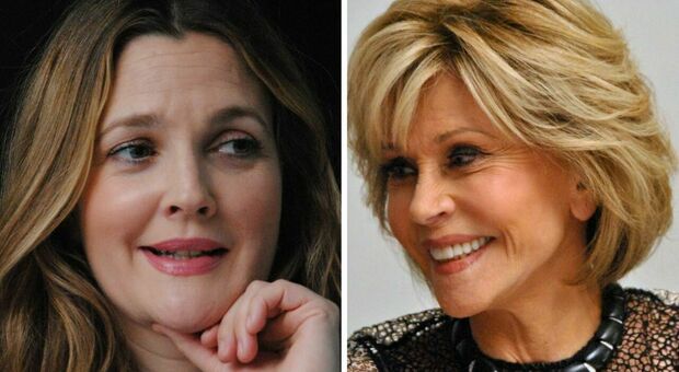 Jane Fonda regala un sex toy a Drew Barrymore: «Vedessi cosa c'è nel mio comò...»