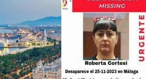 Roberta Cortesi, scomparsa a Malaga da 11 giorni. La famiglia a Bergamo: «Le è successo qualcosa, temiamo sia stata uccisa»