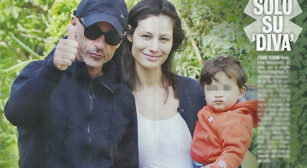 Eros Ramazzotti, Marica Pellegrinelli e i figli Raffaella Maria e Gabrio Tullio