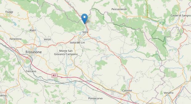 Terremoto a Sora (Frosinone), ancora una scossa di 2.9
