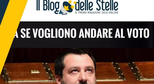M5s attacca Salvini: «Causa la crisi e cerca Berlusconi che però lo snobba»