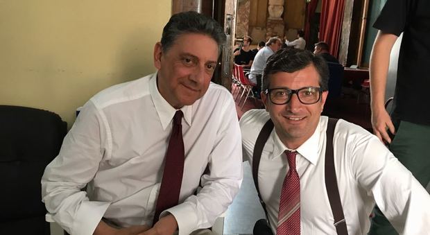 Elios Marsili con Sergio Castellitto