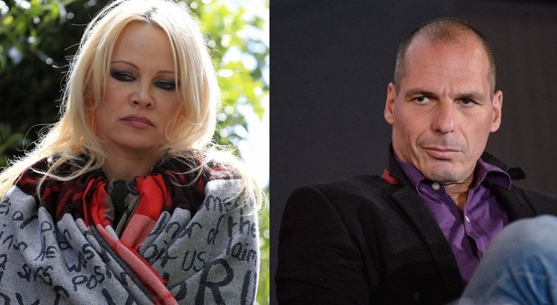 Pamela Anderson si schiera alle europee: campagna elettorale per Varoufakis