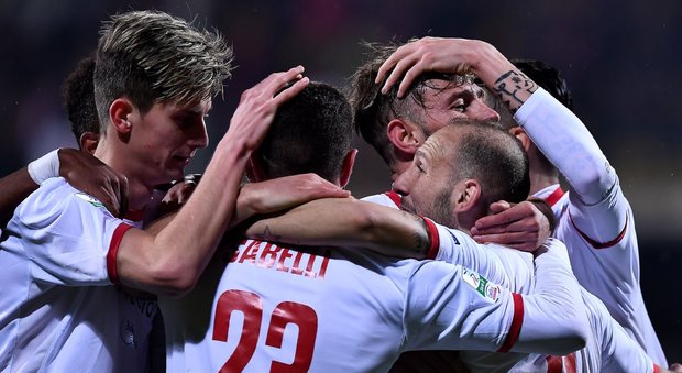 Benevento ko in casa dopo 27 mesi: show Bari: 4-3. Brescia umilia Cittadella: 4-1