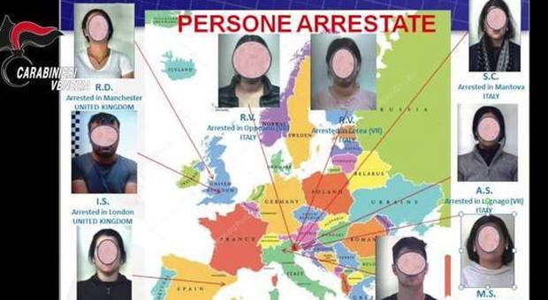 Sei romeni con 1.279 auto intestate Sequestri in tutta Europa, 10 arresti
