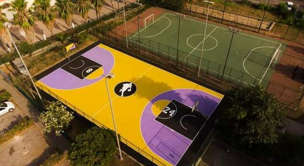 A Pagani un campo di basket dedicato a Kobe Bryant