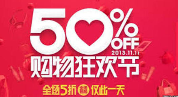 Festa dei single e dei clic: in Cina giornata record dello shopping online