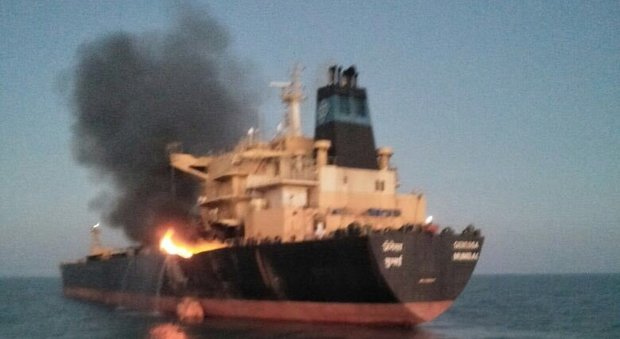 India, petroliera in fiamme evacuata dalla guardia costiera Mappa