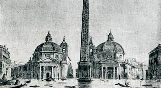 28 dicembre 1870 Roma allagata per lo straripamento del Tevere