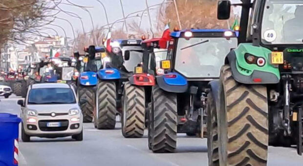 La protesta dei trattori