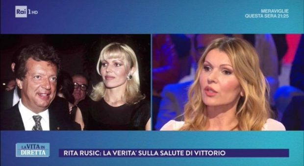 Vittorio Cecchi Gori, Rita Rusic a La vita in diretta: «Ha perso 25 chili, lasciato solo da tutti»