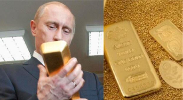 Russia sposta l'oro, 75 tonnellate arrivate in Svizzera attraverso Londra: ecco cosa sta succedendo