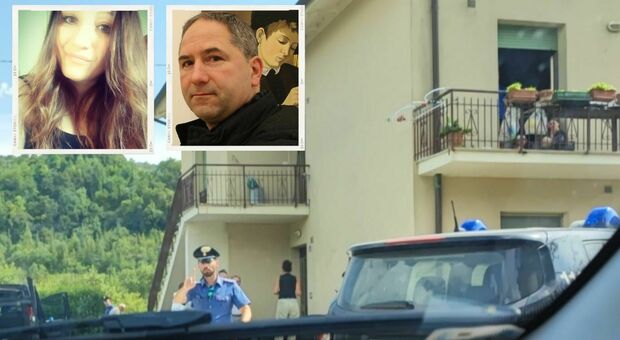 Marina Luzi,la vittima e Andrea Marchionni il cognato killer