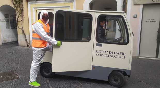 Capri, servizio Emergenza Covid 19: «Tu resta a casa, ci pensiamo noi»